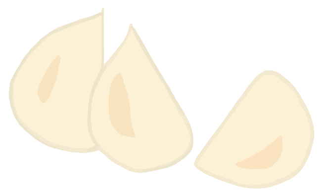 3 garlic cloves
